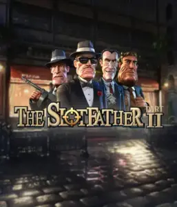 Enter the nefarious world of The Slotfather 2 slot by Betsoft, highlighting four iconic mafia characters against a shadow-lit urban backdrop. This graphic depicts the intense theme of the mobster lifestyle with its vivid character design and evocative setting. Perfect for lovers of gangster-themed games, offering a gripping gaming experience. 